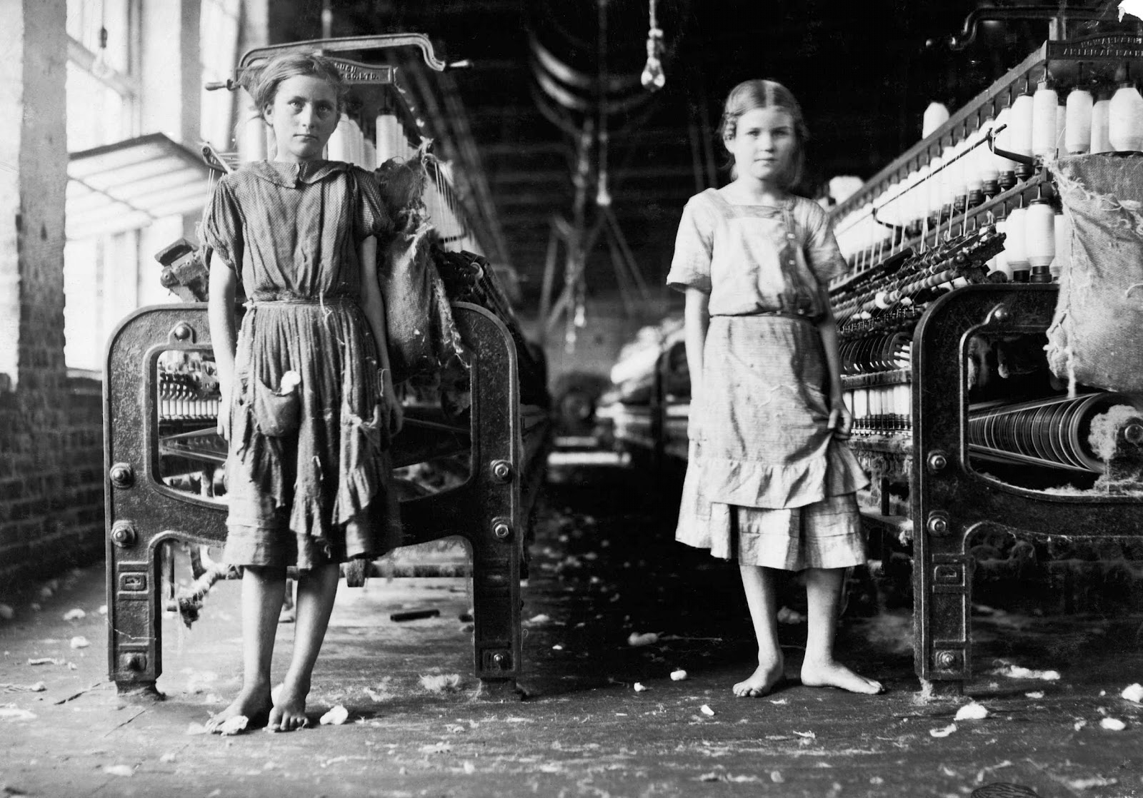 Lewis Hine Spinners in a cotton mill 1911