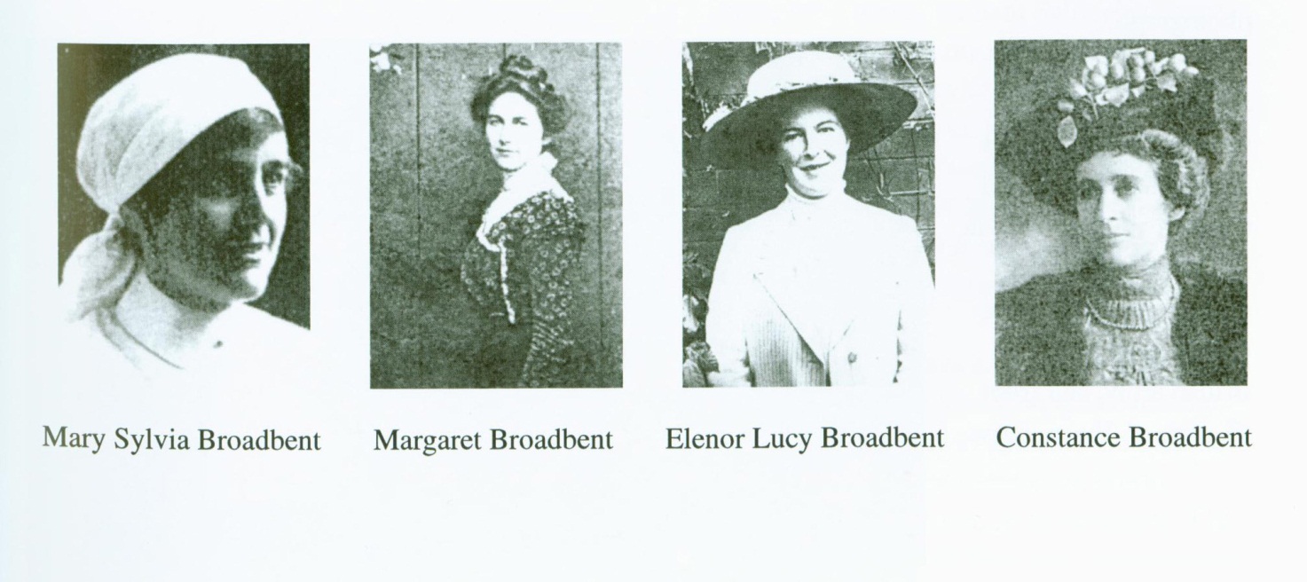 The Misses Broadbent of Raddon Court