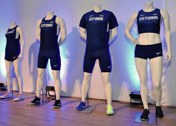 Estonia athletic costume 